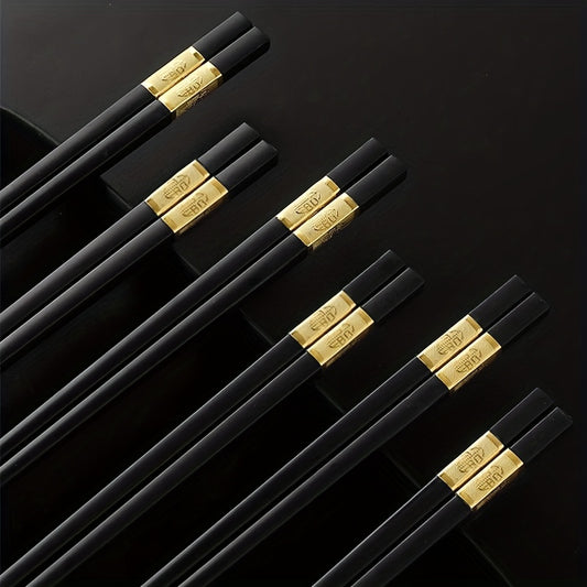 10pcs High Alloy Chopsticks Anti Mold And Anti Slip