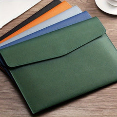Faux Leather Document Bag A4 Paper File Bag Folder File Package