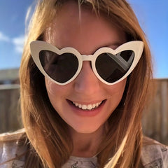 Heart Sunglasses For Women Men Casual Love Theme Candy Glasses UV400