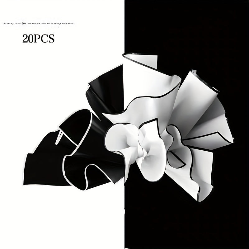 20pcs Flower Wrapping Paper Waterproof Bouquet