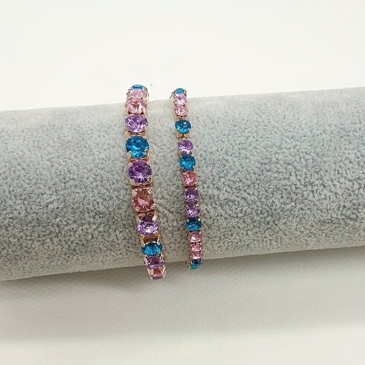 Colorful Rhinestone Beaded Bracelet Decorative Accessories