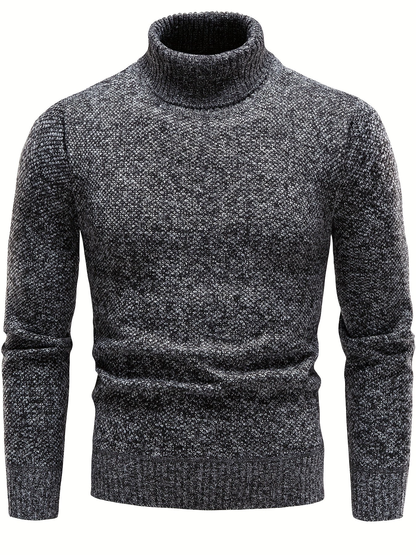 Men's Knitted Turtleneck Pullover Warm Top