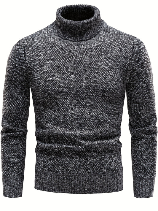 Men's Knitted Turtleneck Pullover Warm Top