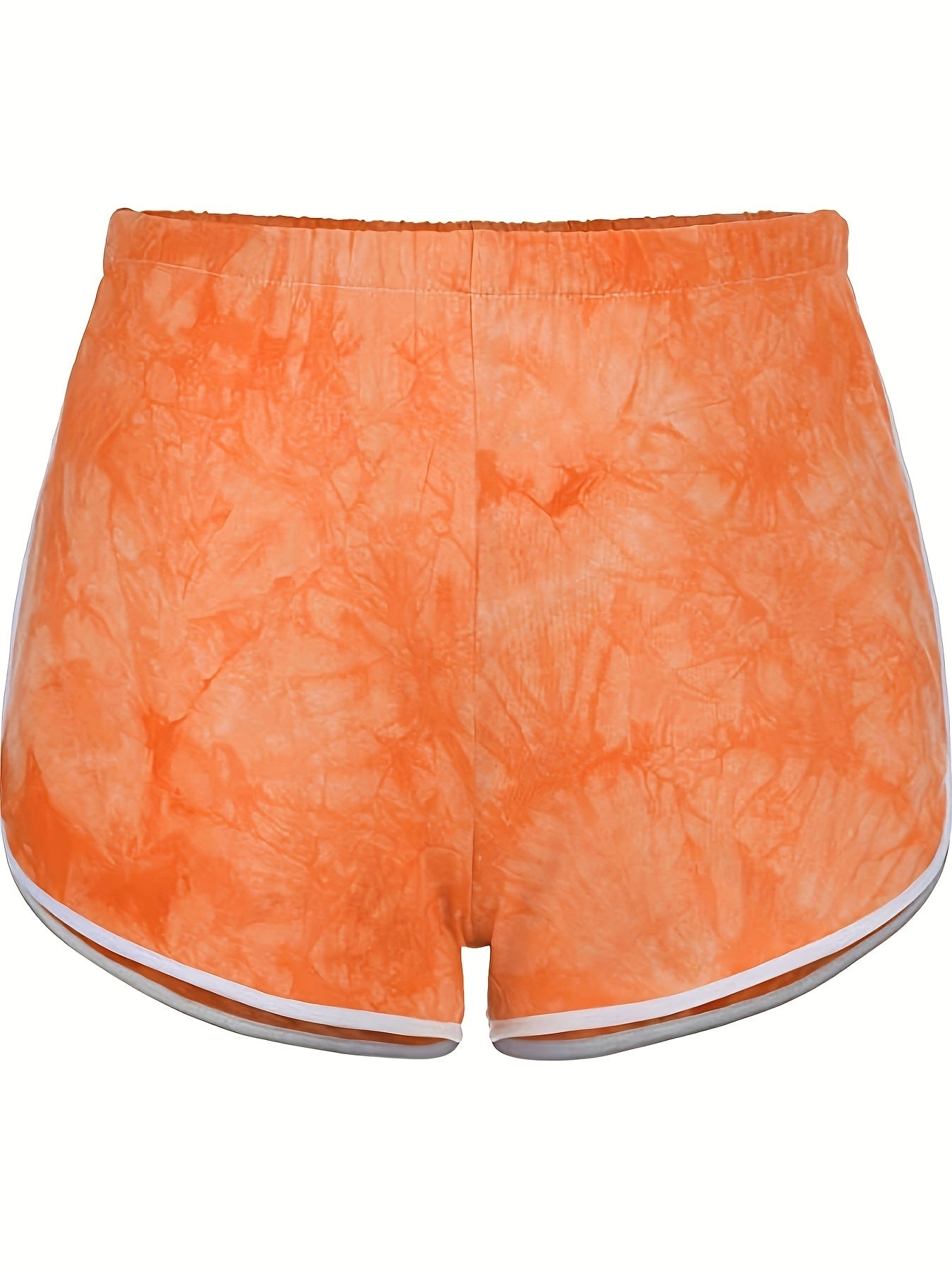 Women's Plus Tie Dye High Rise Sporty Shorts