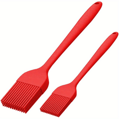 2 piece Set High Temp Silicone Brush BBQ Tool Halloween Party Camping B