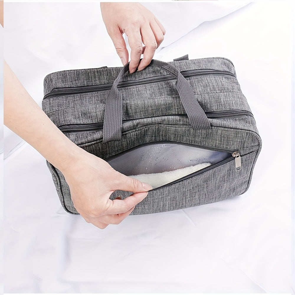 Double Layer Toiletry Bag for Men Women