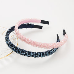 Crystal Beads Headbands Bling Rhinestone Hairband Hair Hoop Band