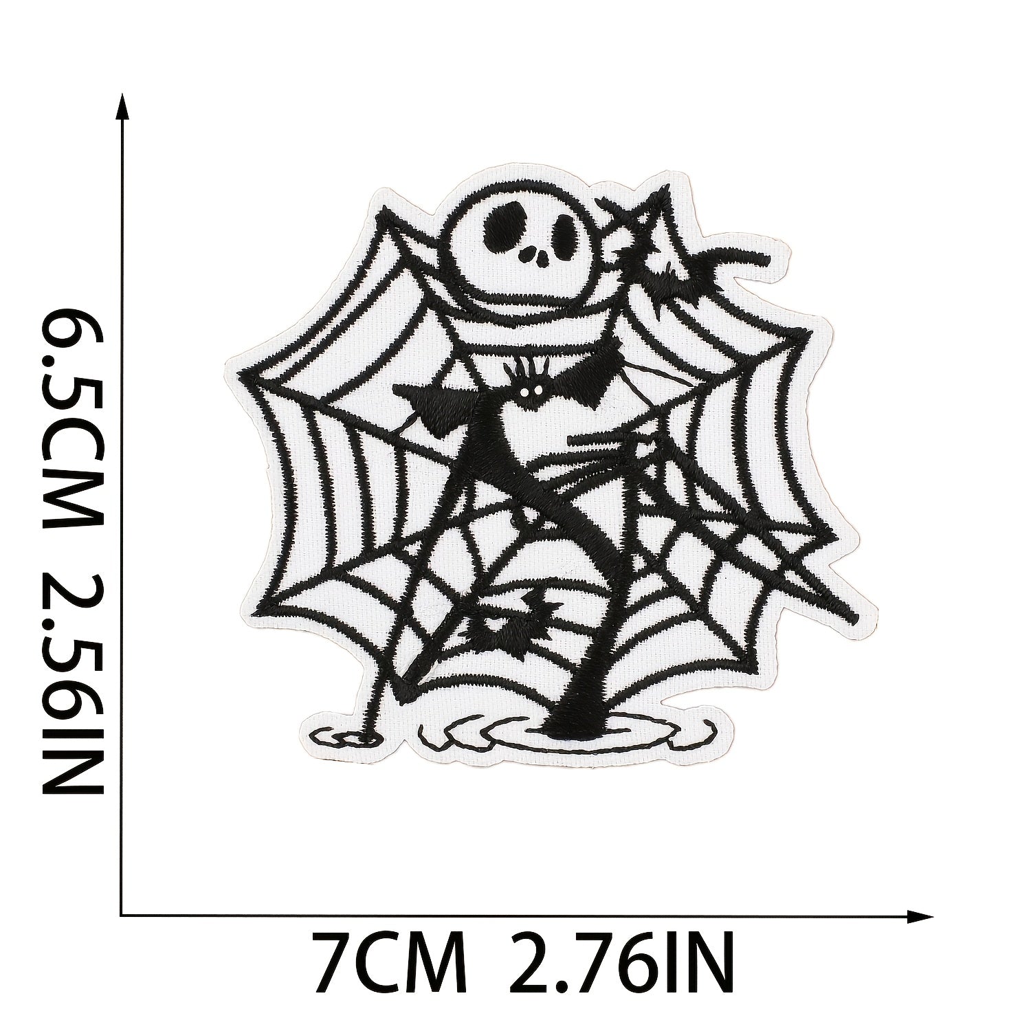 Halloween Embroidered Iron On Patches for Clothes Jackets Hats Bags Shoes