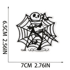 Halloween Embroidered Iron On Patches for Clothes Jackets Hats Bags Shoes
