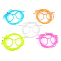 1pc Novelty Reusable Straw Glasses For Teens Party Birthday