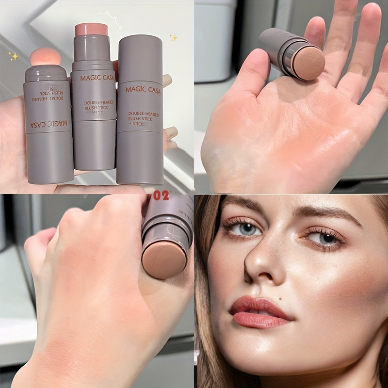 Double Headed Sponge Blush Cream for Lip and Cheek