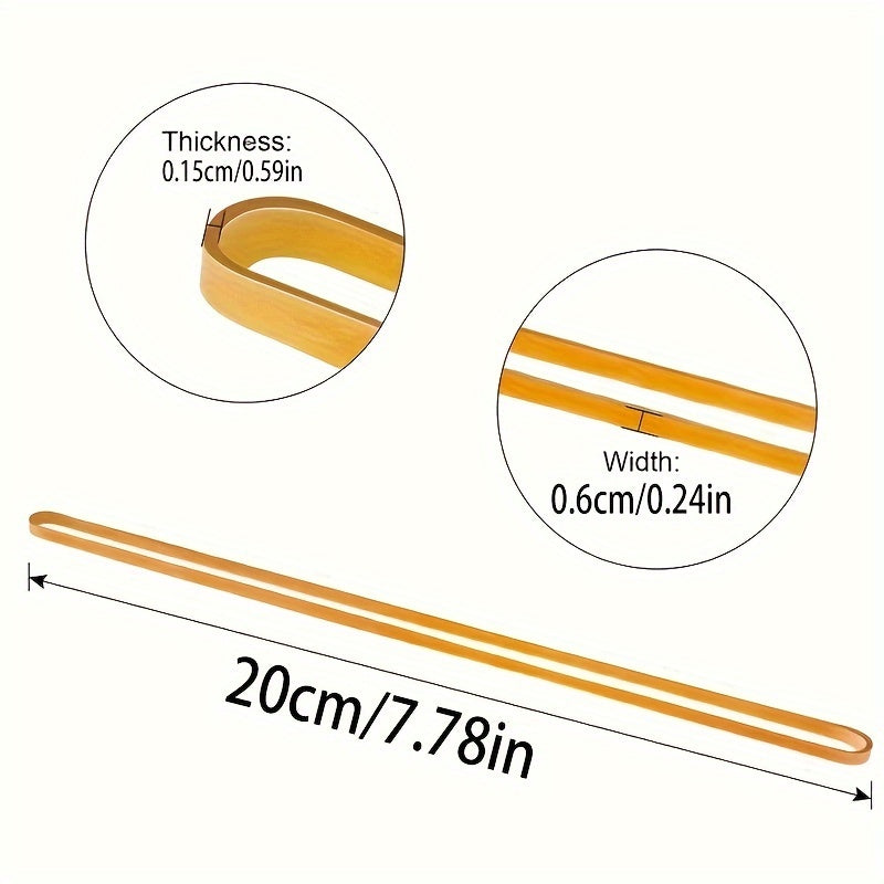 16pcs Elastic Rubber Straps w/ Extra Large Bands for Notebook Office Outdoor Equ