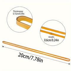 16pcs Elastic Rubber Straps w/ Extra Large Bands for Notebook Office Outdoor Equ