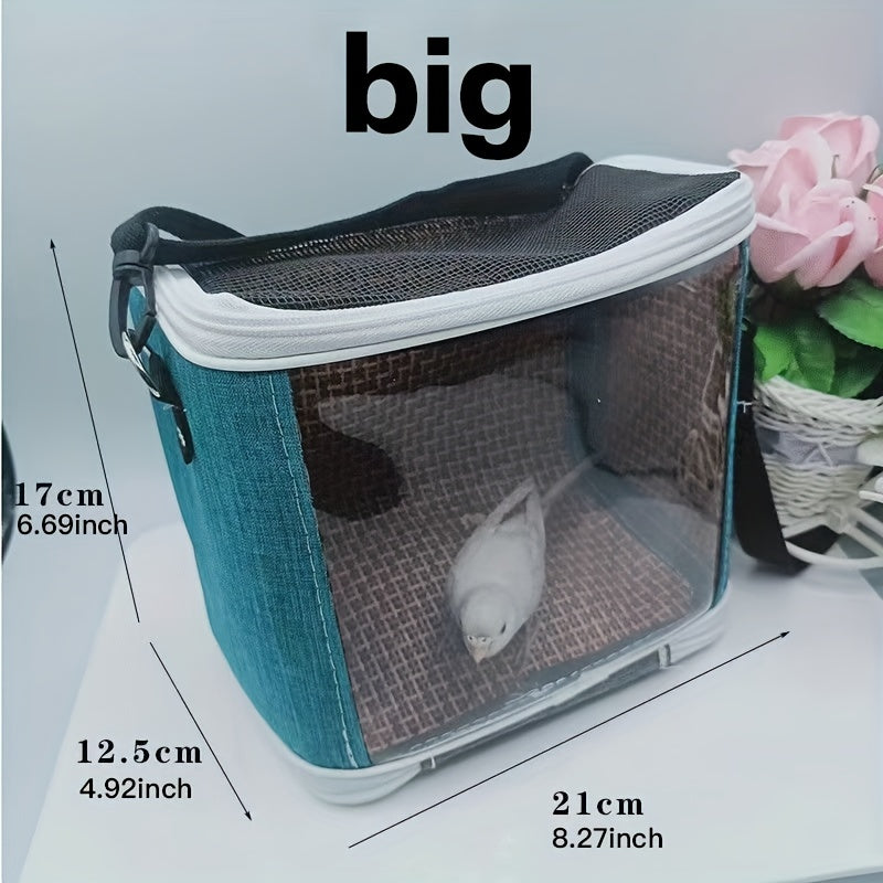 Portable Bird Carrier Bag for Travel Training Outings Lightweight Backpack