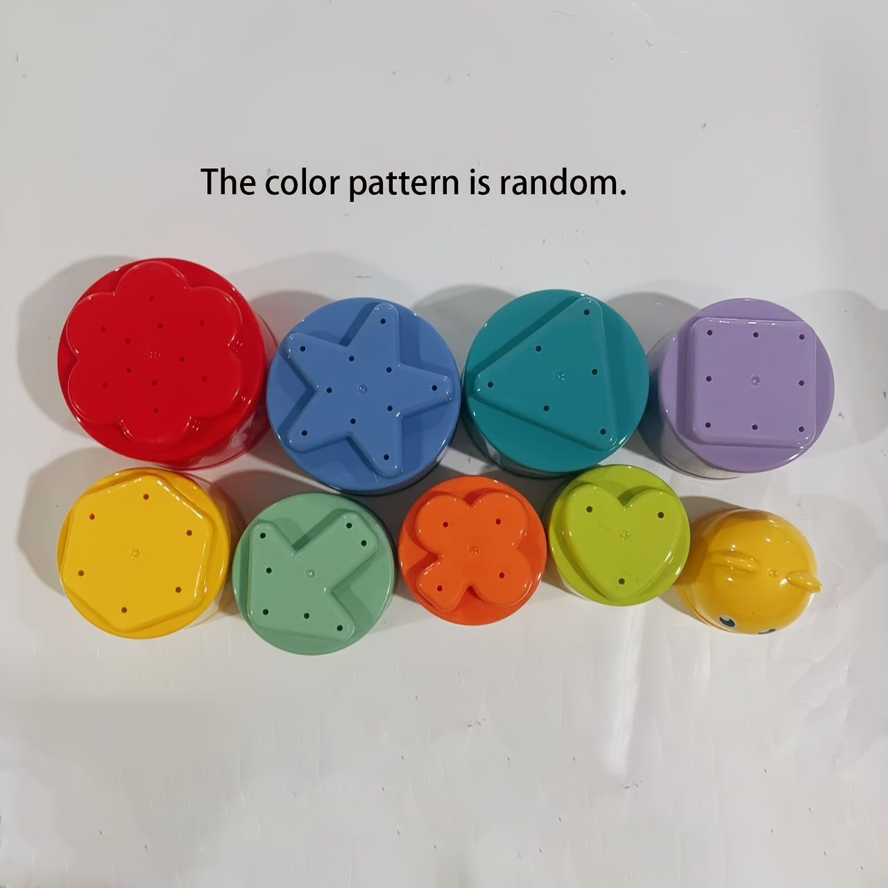 Rainbow Stacking Cup Toy for Fine Motor Skills Training
