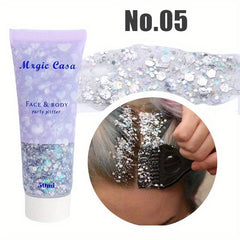 DIY Party Bright Flash Glitters For Body Eyes Hair Nails