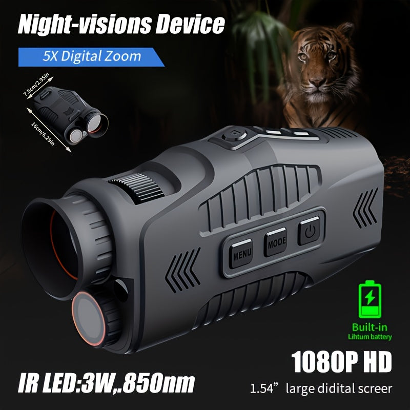 Night Vision Monocular Waterproof Video Recording Telescope
