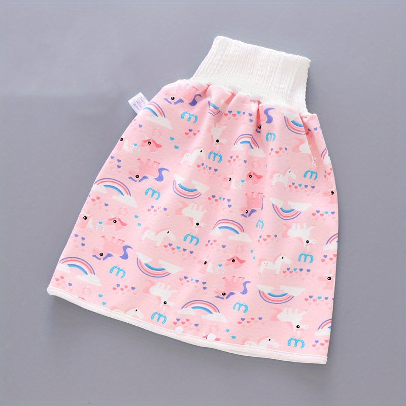 High Waist Baby Diaper Skirt - Waterproof & Washable