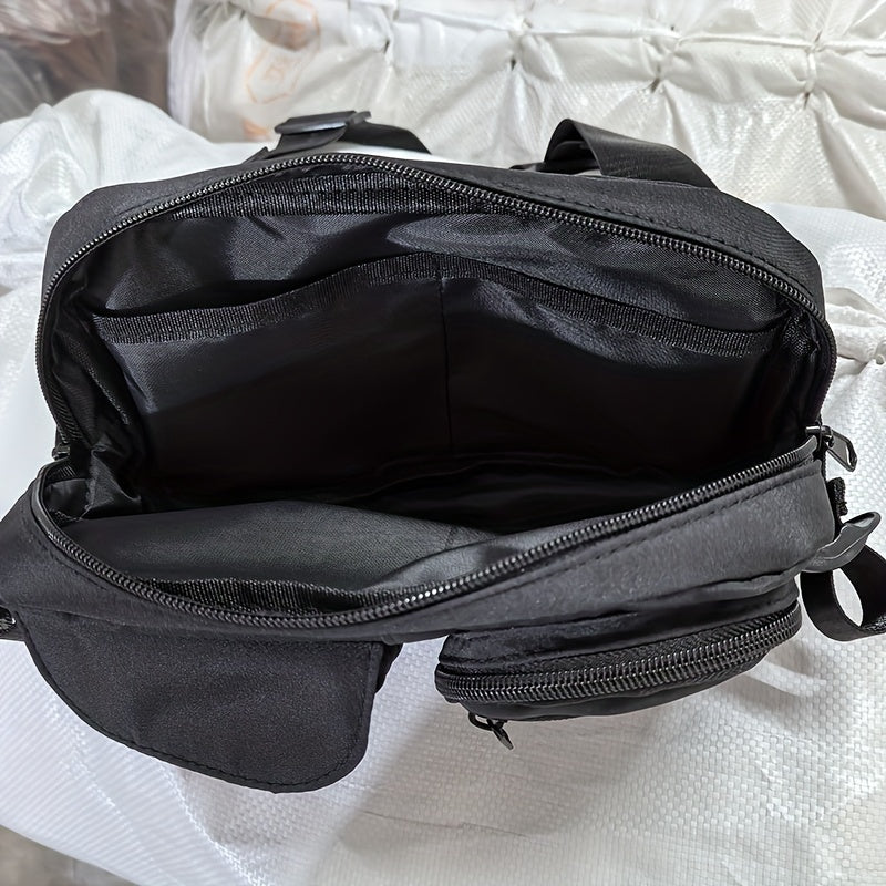 Minimalist Fanny Pack Handsome Chest Bag Large Capacity Crossbody Bag