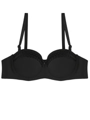 Solid Balconette Bra Push Up Women's Lingerie