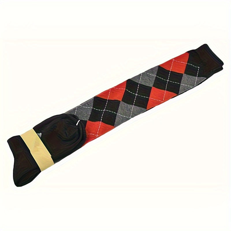 Argyle Thigh High Socks Women's Stockings