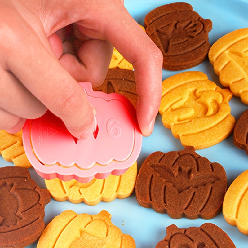 Halloween DIY Pumpkin Ghost Cookie Cutters Biscuit Mold Cookie Stampers