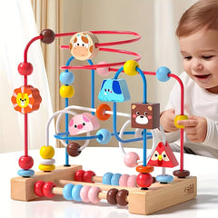 MINI Kid's Bead Maze Toy Hand Learning Educational Toys Gift
