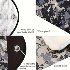 82x69in Heavy Duty Camping Heat Insulation Space Blanket Reusable