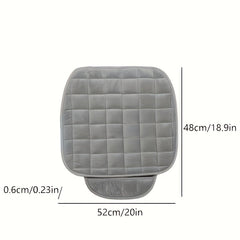 2pcs Winter Car Seat Cover Cushion Anti-slip Front Chair Pad
