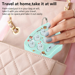Pocket Mini Whack a mole Game Console with Keychain