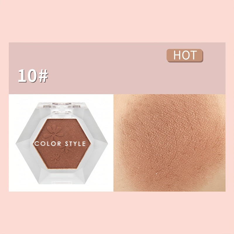 Monochrome Eyeshadow Powder Dark Brown Orange Tone Matte