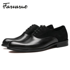 FARWARWO Leather Dress Shoes Wedding Office