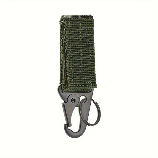 Outdoor Mountaineering Buckle w/ Nylon Strap Keychain