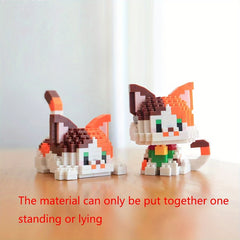 Building Blocks Cat Pet Series - Small Particle Building Blocks Creative Gift