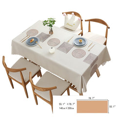 Nordic Style PVC Table Cover Waterproof Scald-proof Tablecloth