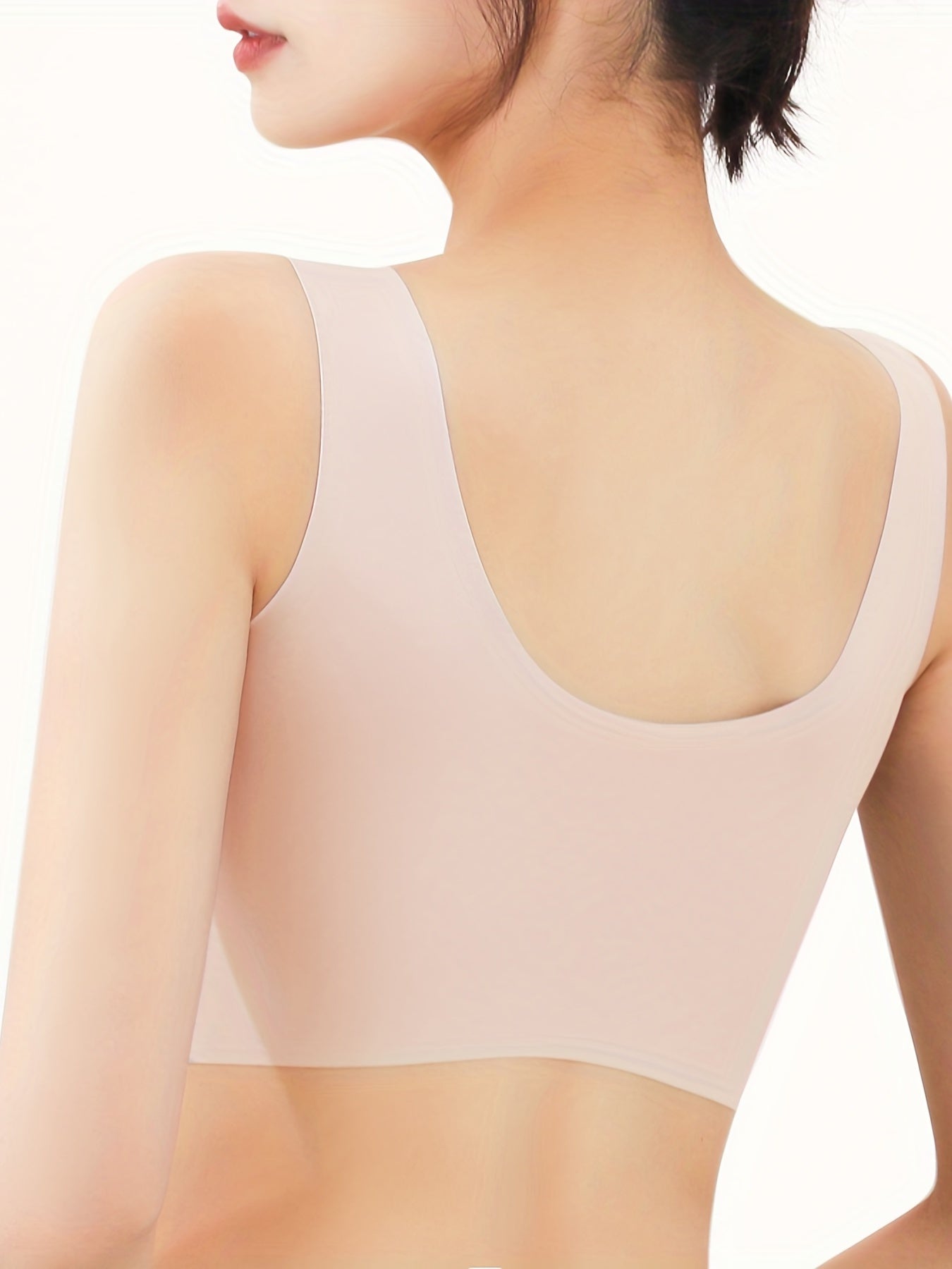 2pcs Lace Wireless Bras Soft & Comfy Tank Bra