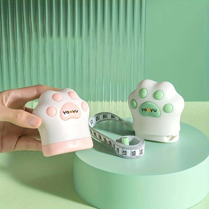 Portable Cat Claw PU Tape Measure Soft Leather Ruler