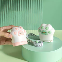 Portable Cat Claw PU Tape Measure Soft Leather Ruler