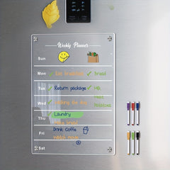 3D Magnetic Note Board Acrylic Refrigerator Sticker