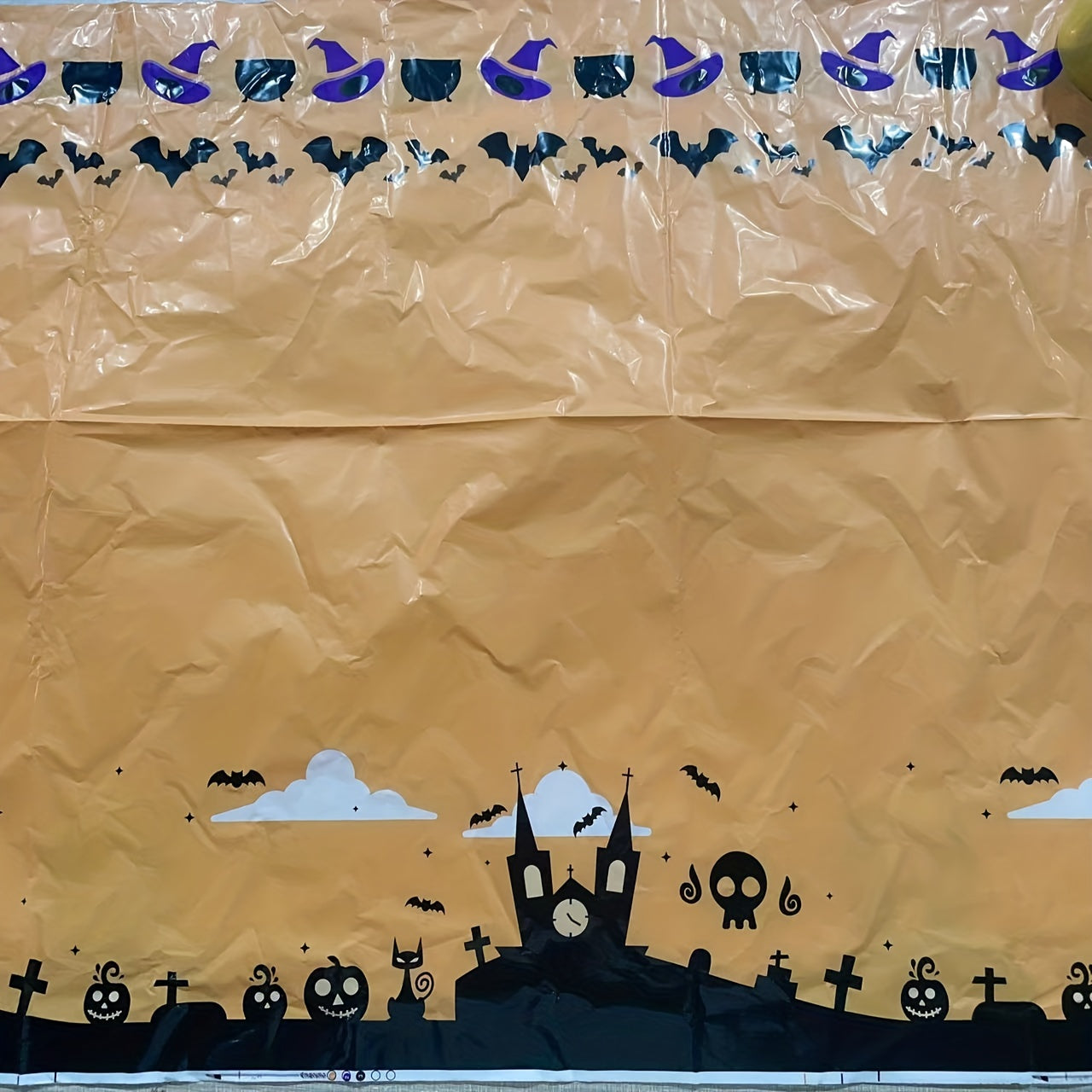 Waterproof Halloween Party Tablecloth 108in 54in