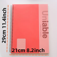 A4 Thick Notebook 80 Sheets Horizontal Line Book