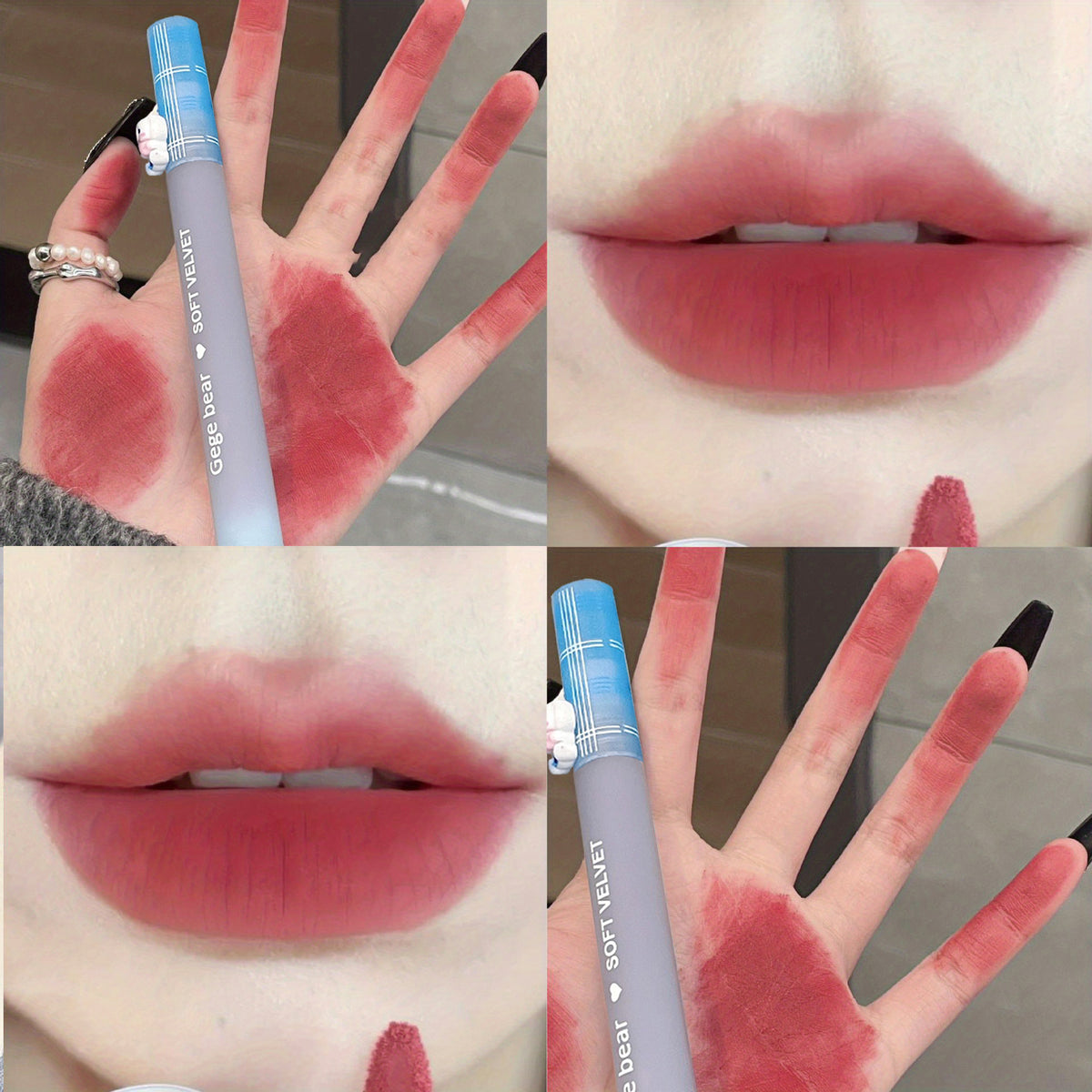 Velvet Mist Lip Glaze - Waterproof Lip Gloss