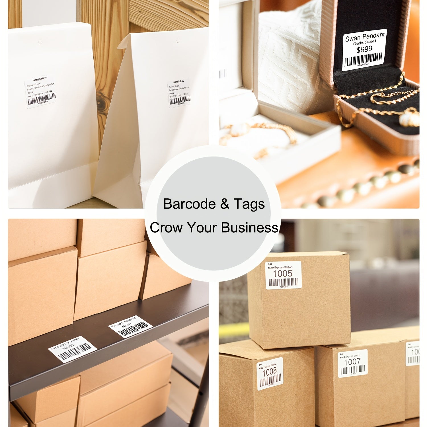 Thermal Label Paper for Clabel 220B Printer 40x30mm