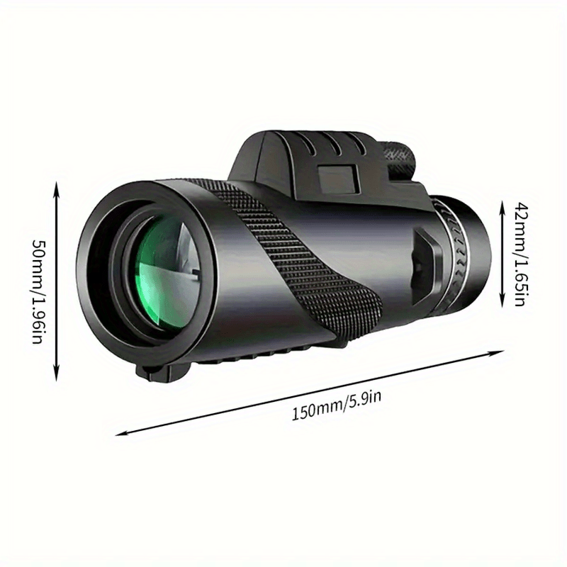 10X High Power Monocular Telescope for Smartphones HD Optics