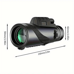10X High Power Monocular Telescope for Smartphones HD Optics
