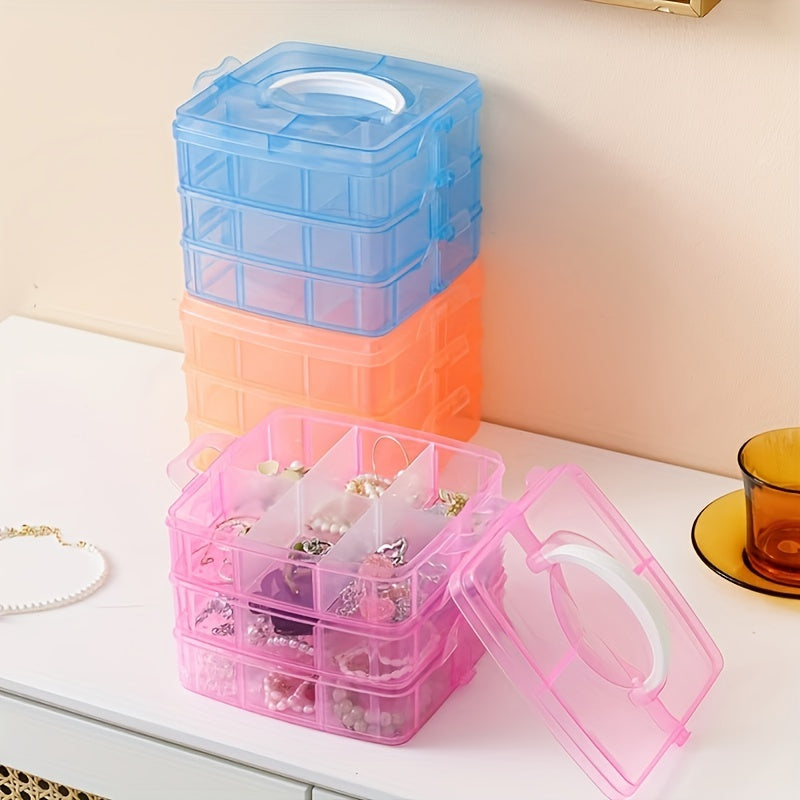 3 Tier Stackable Storage Container Box Bead Organizers And Storage