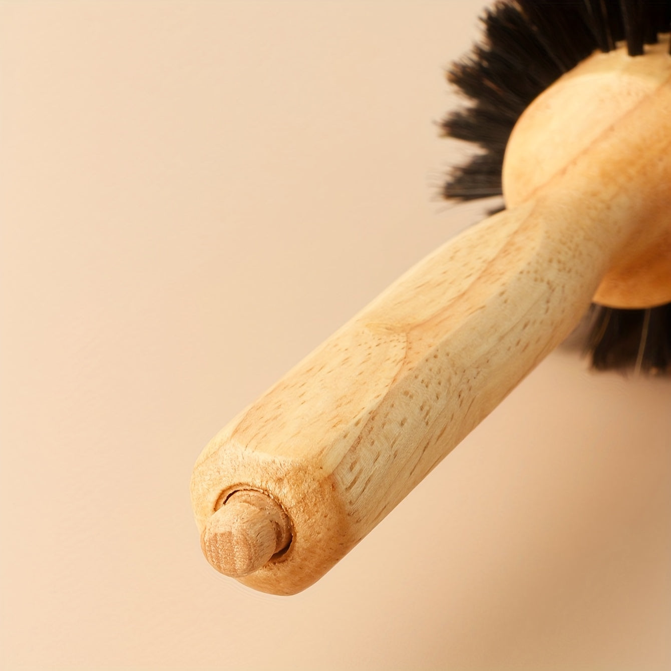 Boar Bristle Roller Comb Inner Buckle Curling Brush
