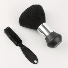 2pcs Broken Hair Sweep Brush Set for Barber Salon Uses