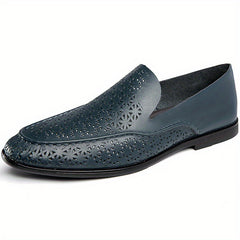 Men's Comfy Loafer Shoes Slip On with Ventilation Holes