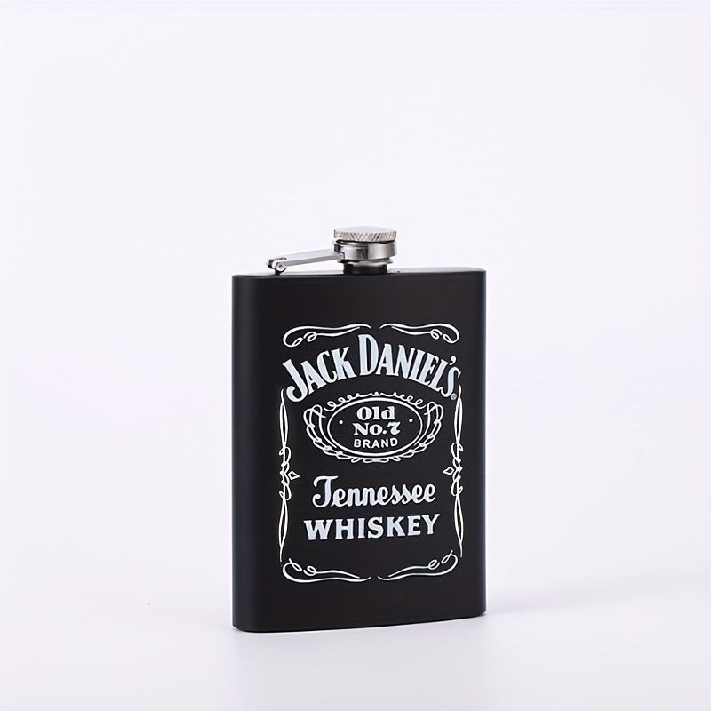 8oz Stainless Steel Square Flask - Perfect Gift for Family Friends and Christmas